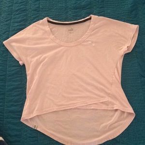 Crop top athletic shirt
